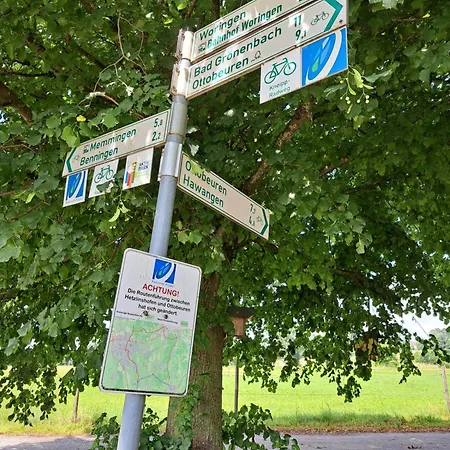 Allgaeublick Am Radweg Mit Fahrradgarage Und Garten شقة *