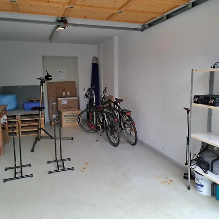 Allgaeublick Am Radweg Mit Fahrradgarage Und Garten شقة Lachen